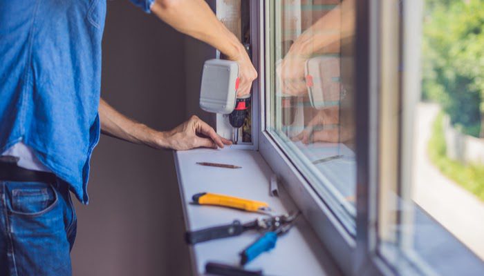 picture window installation