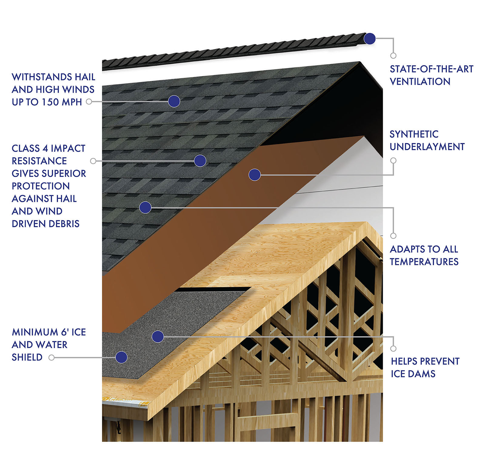 HANSONS deluxe roofing infographic